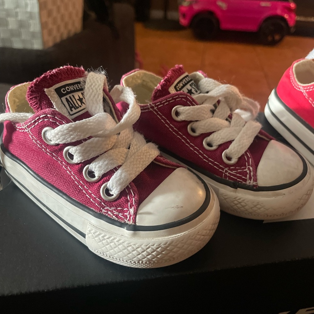 Marron baby converse